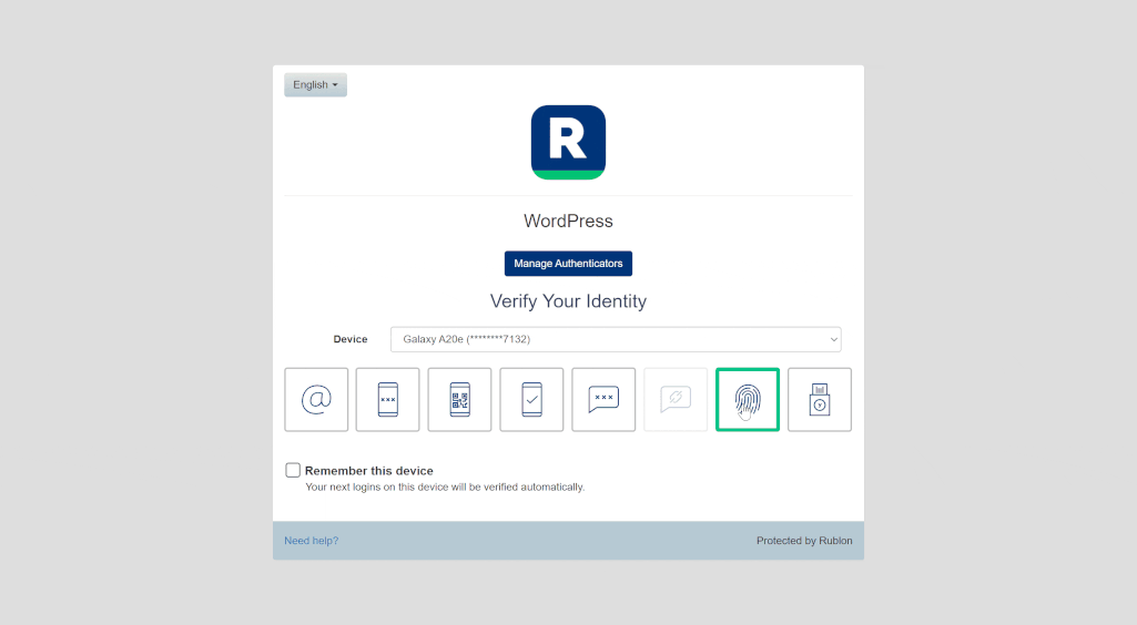 User signs in with a passkey from their 1Password vault for secure, phishing-resistant login