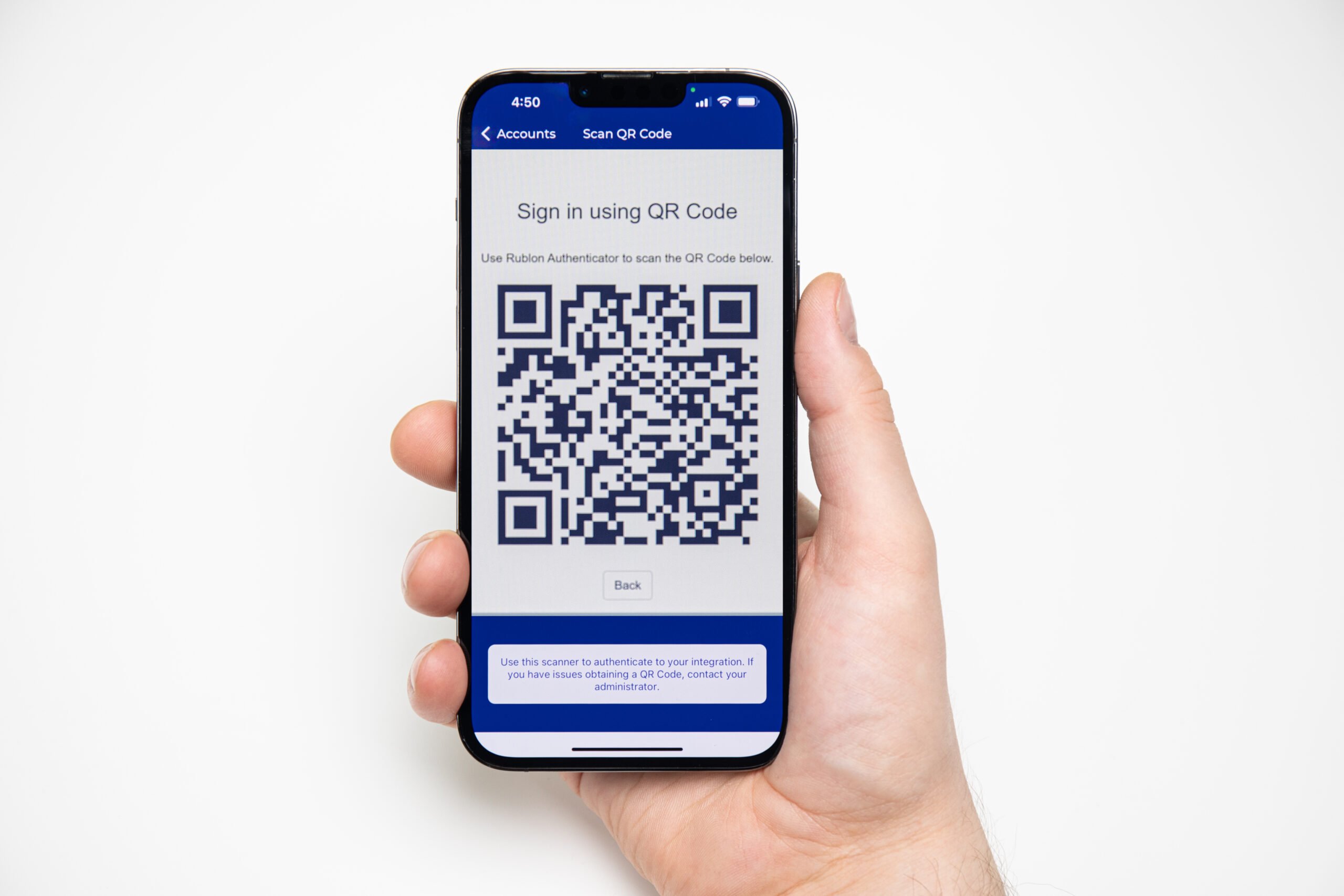 Rublon's QR Code authentication method