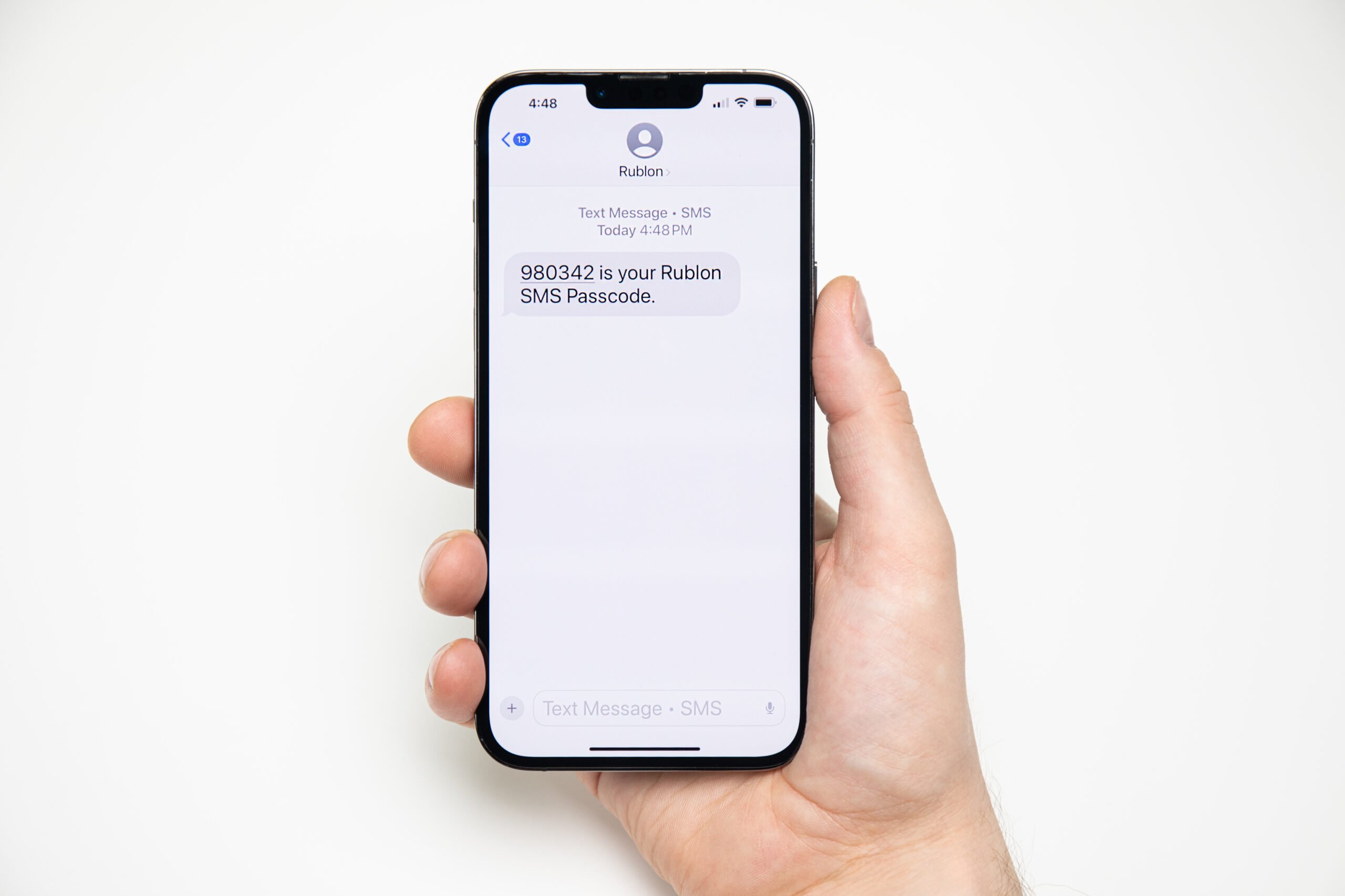 Rublon's SMS Passcode authentication method