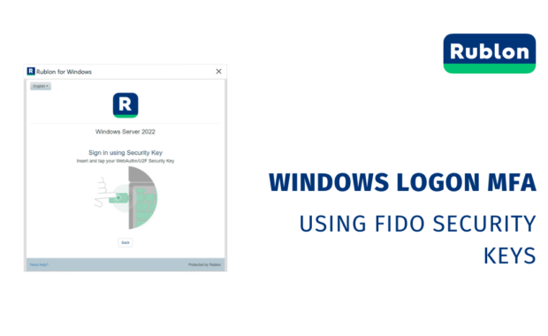 Authenticate Local Windows Logins Using FIDO Security Keys
