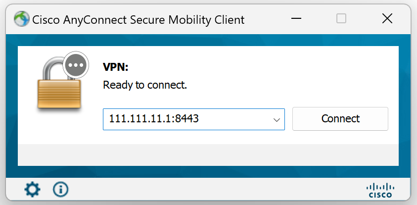 Image showing Cisco AnyConnect Secure Mobility Client