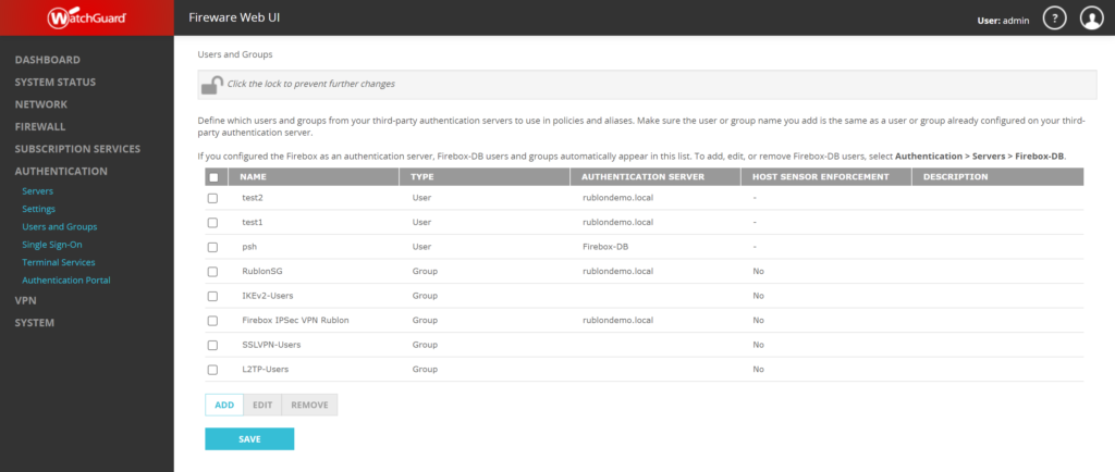 Image showing configuring MFA for Mobile VPN with SSL