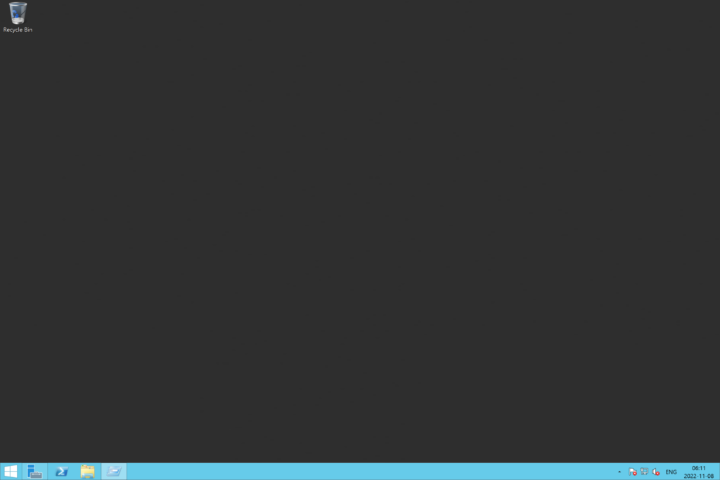 Image showing a successfully established Remote Desktop (RDP) connection after completing MFA using Google Authenticator