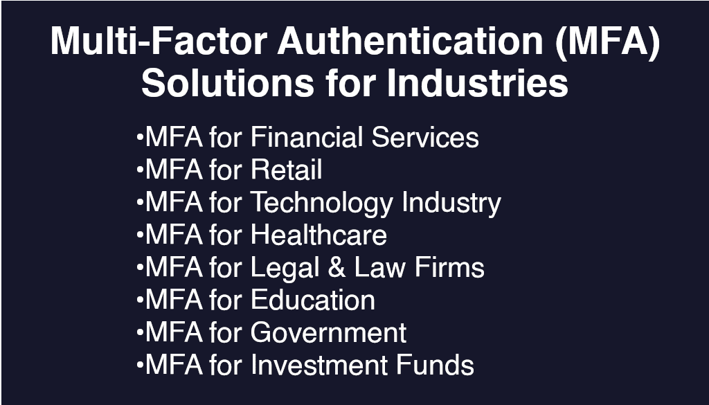 Multi-Factor Authentication (MFA) for Industries