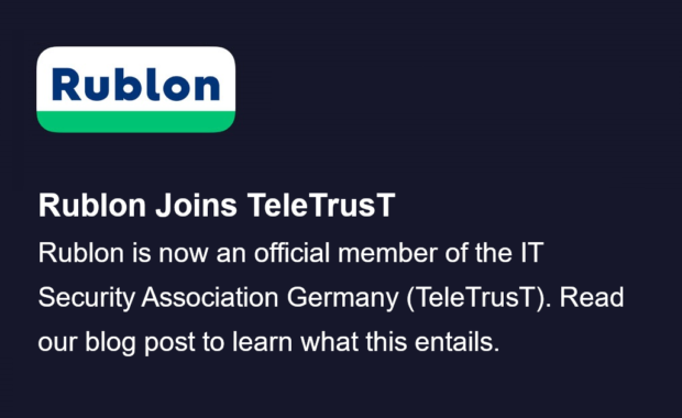 Rublon Joins the IT Security Association Germany (TeleTrusT)