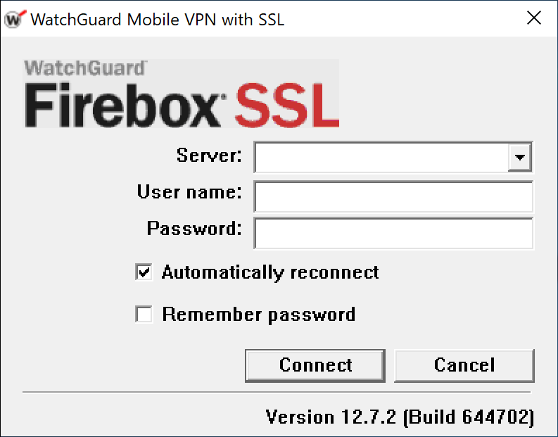 Image showing the WatchGuard Mobile VPN with SSL client